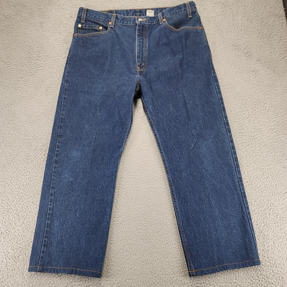 Vintage Levi's Jeans Mens 40x27* Blue Denim 505 Regular Fit Cowboy Y2K Straight